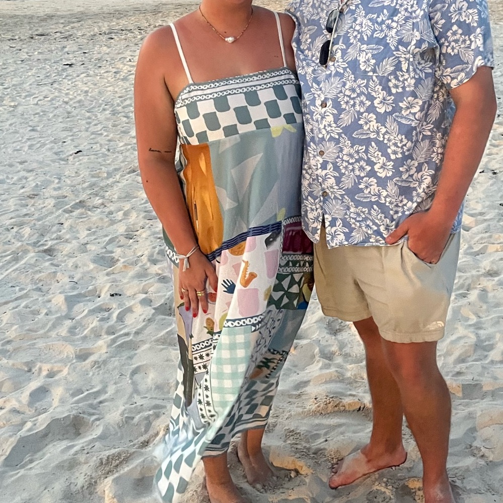 Maxi Patterned Dress - Picture 2 of 2